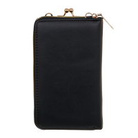 Кошелек-сумочка на длинном ремне, ПУ, полиэстер, 17,5x10,5см, 2 дизайна, КЖ23-05