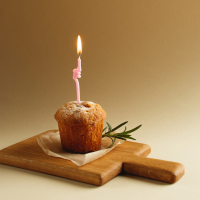 Набор свечей для торта, 6 шт., 12 см, парафин