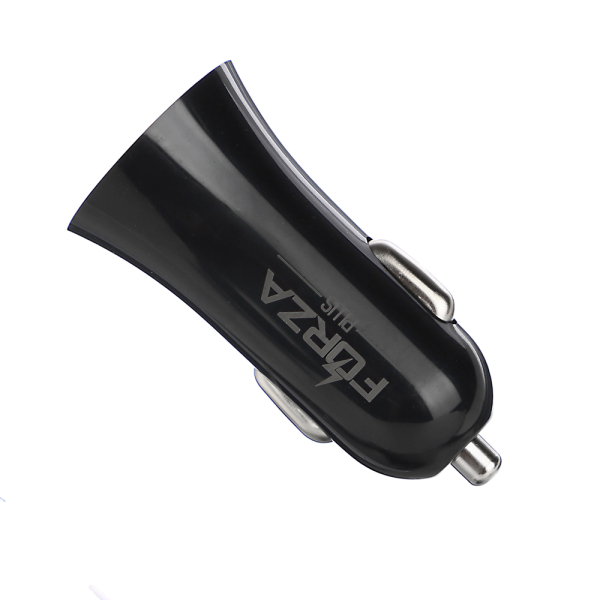 FORZA Автомобильное зарядное устройство Комфорт, 2xUSB, 2.4А, 5В, 2 цвета