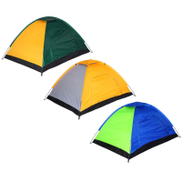 Палатка 2-мест, стандарт, 195х145х110см, нейлон 170T, дно оксфорд 210D, 3 цвета