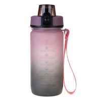 Бутылка спортивная с замком, ULTIMATE GREY -ELDERBERRY, 550мл, РС