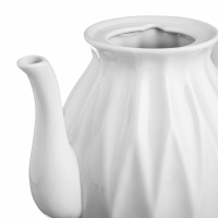 Чайный набор электрический с чашками керамика 1,5 л, белый