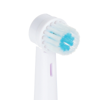 Детская электрическая зубная щетка, 2 насадки, колпачок, пластик, 37х29х204 мм
