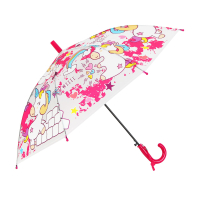 Зонт-трость, детский, POE, пластик, сплав, 50см, 8 спиц, 1 дизайн (девочки)