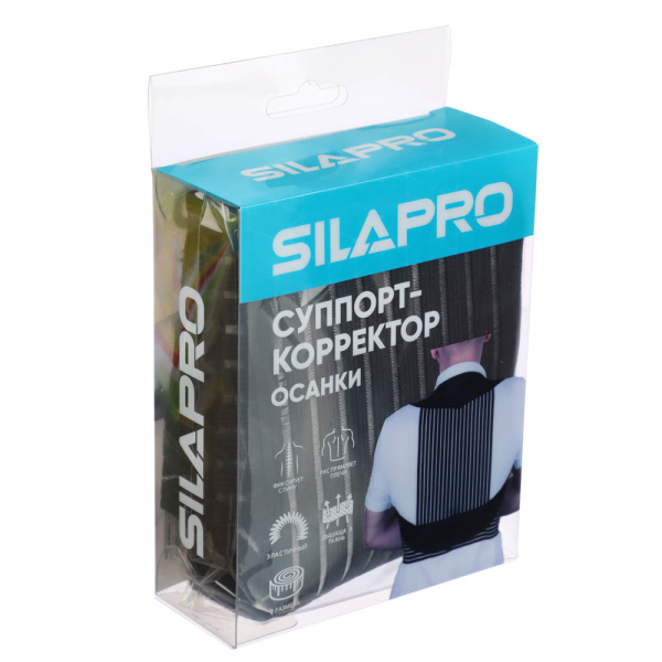 SILAPRO Суппорт-корректор осанки, 75% неопрен, 25% нейлон