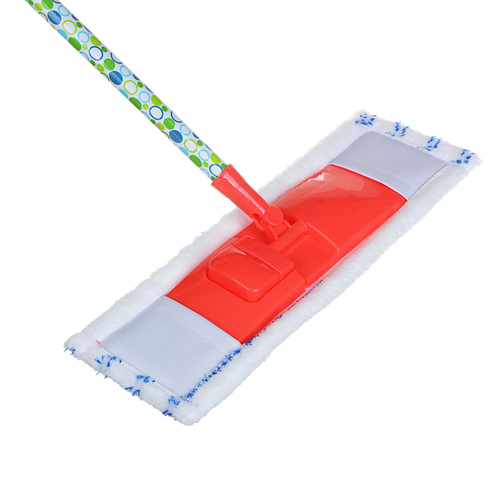 VETTA Швабра с насадкой из микрофибры, черенок окр. Металл 120см, с рисунком, арт. NP-2013