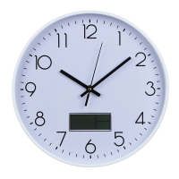 Часы настенные круглые, пластик, d30 см, 1xAA, арт.06-36