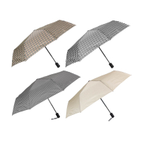 Зонт универсальный, автомат, металл, пластик, полиэстер, 53,5см, 8 спиц, 4 дизайна