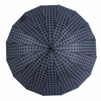 Зонт-трость мужской, металл, полиэстер, 60см, 16 спиц, 6 дизайнов