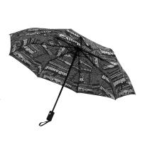 Зонт универсальный, автомат, металл, пластик, полиэстер, 55 см, 8 спиц, 6 дизайнов, А2024-2
