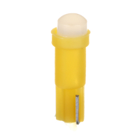 Лампа светодиодная T5 (COB 1W),12В, желтый, 2 шт., блистер