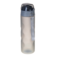 Бутылка спортивная с поильником и замком, ULTIMATE GRAY, 700мл, PC