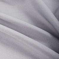 Скатерть текстильная 140х230см лён с водоотталкивающей пропиткой, 100% пэ, серый