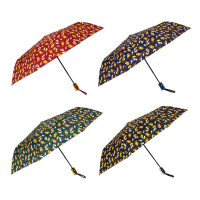 Зонт, полуавтомат, сплав, пластик, полиэстер, 55см, 8 спиц, 4 цвета, арт.2