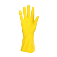 Перчатки резиновые желтые XL