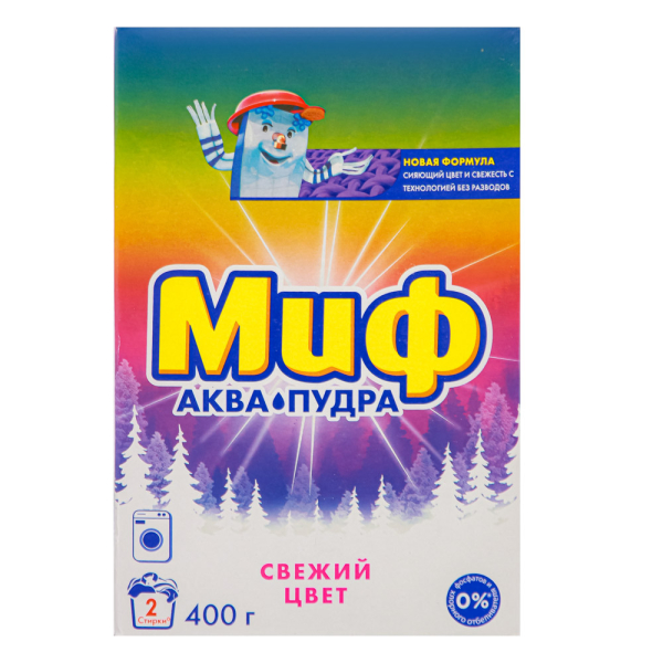 Стиральный порошок МИФ Автомат 3в1 Свежий цвет к/у 400г