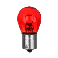Лампа накаливания 12V, P21W(BA15S) красный, BOX (10 шт.)