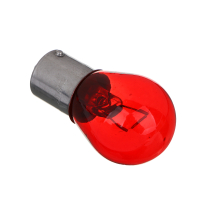 Лампа накаливания 12V, P21W(BA15S) красный, BOX (10 шт.)