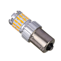 Лампа светодиодная T15, (36 SMD -BAU15S), 12-24В,желтый, 2 шт., блистер