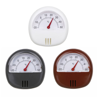 Термометр с магнитом, пластик, 5,7х5,7см, 3 цвета, на блистере