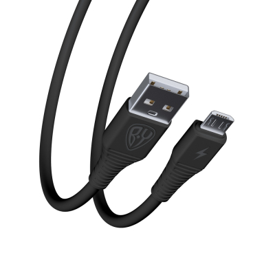 BY Кабель для зарядки Классик Micro USB, 1м, 3A, черный
