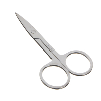 Ножницы маникюрные для ногтей и кутикулы с прямыми лезвиями, сталь, 8,8см, HS-0621