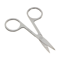 Ножницы маникюрные для ногтей и кутикулы с прямыми лезвиями, сталь, 8,8см, HS-0621