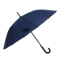 Зонт-трость универсальный, металл, пластик, полиэстер, 60 см, 16 спиц, 1 цвет, 2610S-1