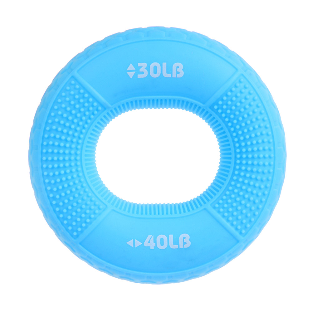SILAPRO Эспандер кистевой, 30-40LB, голубой, 8х8см, силикон