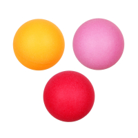 Набор цветных мячей для настольного тенниса 3шт, PP