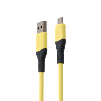 Кабель для зарядки Карнавал Micro USB, 1м, 2.4А, желтый