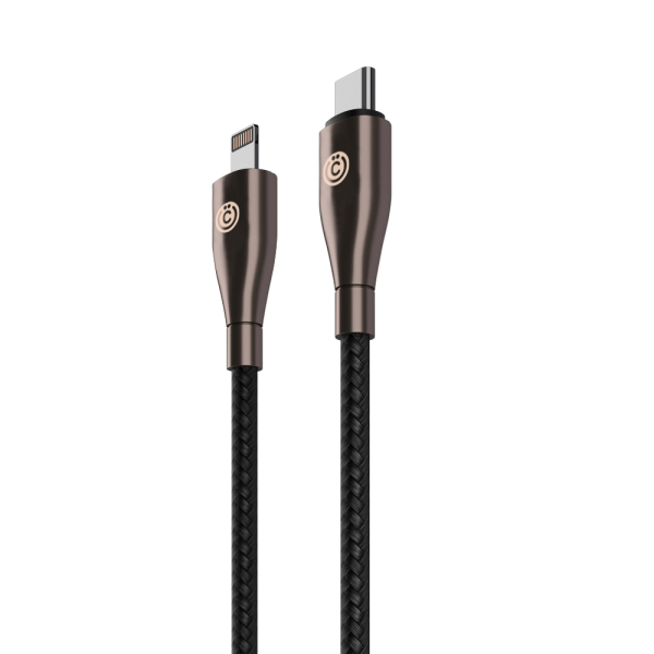 ВСЁГАЗИН Кабель для зарядки Керамика, Type-C - iP, 1м, 2.4А, 22W, быстрая зарядка