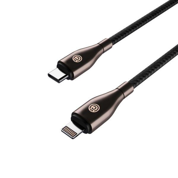 ВСЁГАЗИН Кабель для зарядки Керамика, Type-C - iP, 1м, 2.4А, 22W, быстрая зарядка