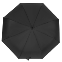 Зонт мужской, полуавтомат, сплав, пластик, полиэстер, 55см, 8 спиц, черный