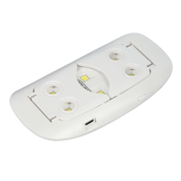 UV/LED лампа-мини с USB проводом, 13,1х6,7х1,9см, 6W, пластик