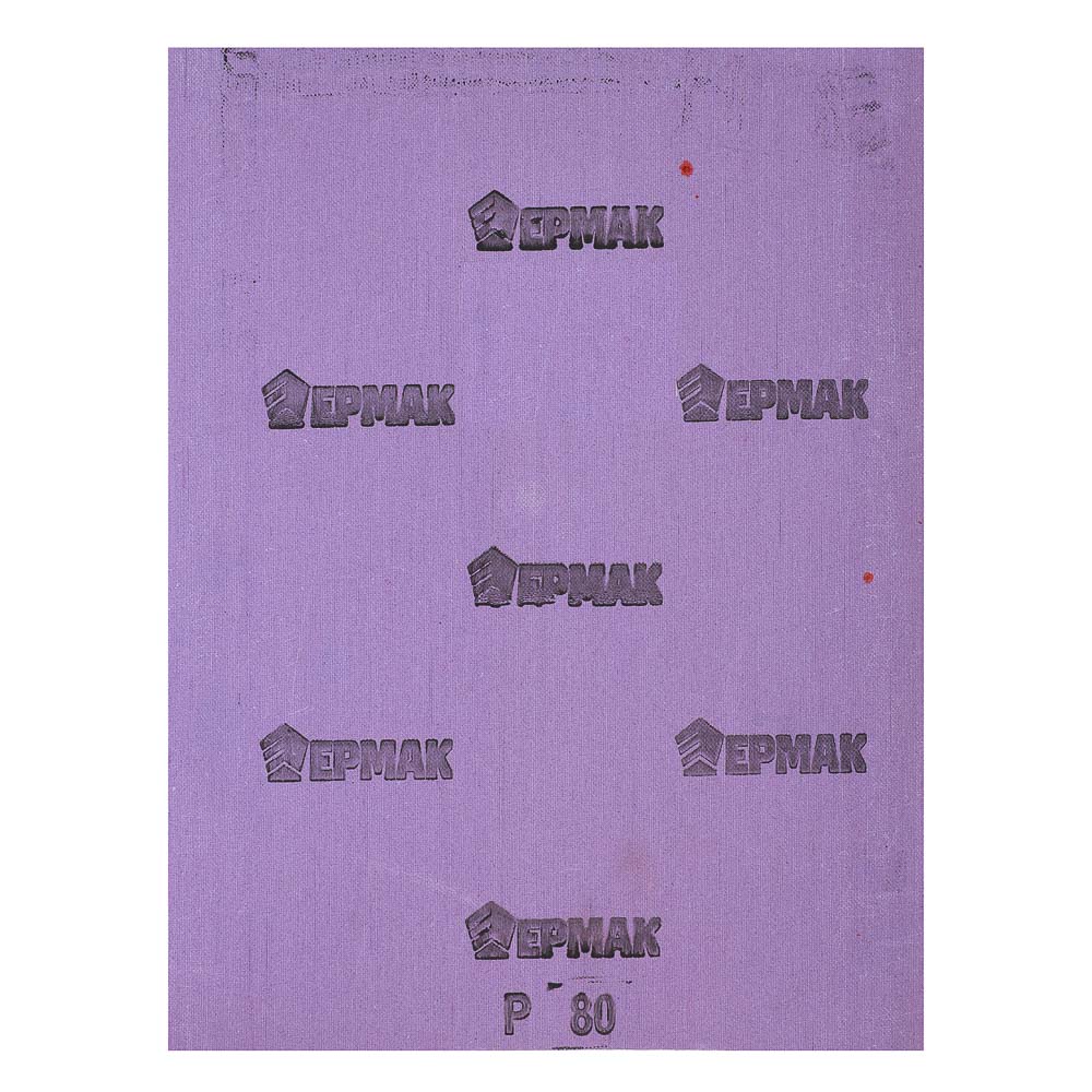 Шлиф-шкурка на тканевой основе водостойкая 230x280 №80 (цена за 1 лист, в спайке 50 листов)