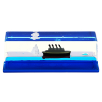 NG Игрушка декоративная, корабль с айсбергом, акрил, 14,6x5,2x5,4 см