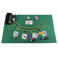 Набор для покера в жестяной коробке, 24х11,5х11,5см, металл, пластик