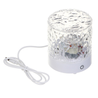 Светильник LED, 9х9х10 см, с живым светом, USB, полистирол, 3 цвета(белый, теплый, белый теплый)
