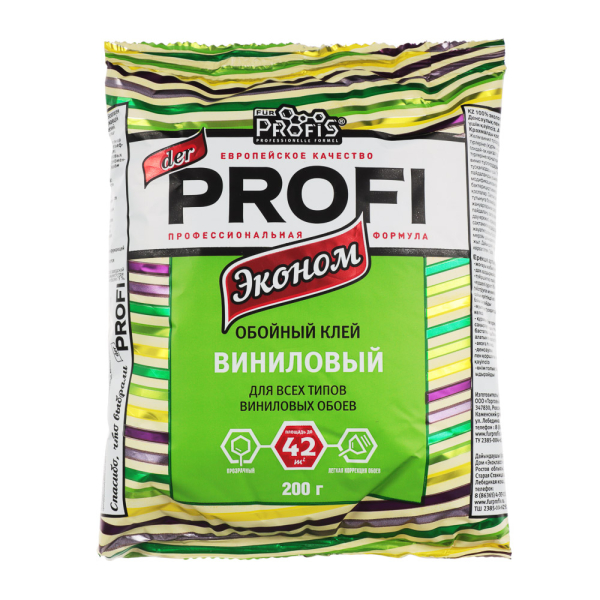 PROFI Клей обойный Виниловый, 200г