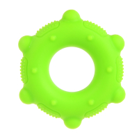 Эспандер кистевой, 40 LB, d8.5см, силикон, зеленый