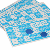 Игра настольная Бинго, 90 номеров, 48 карточек, 31.5х11,5х23,5см, пластик, картон
