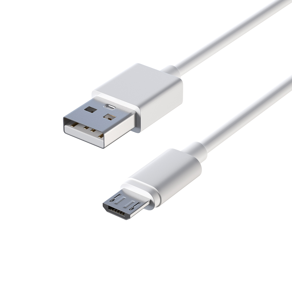 Кабель для зарядки Стандарт Micro USB, 1м, 1.5А, покрытие TPE, пакет