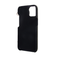 Чехол для смартфона Дизайн, iP - 14 pro max, черный, фэшн, цепочка c черной кожей и кулоном