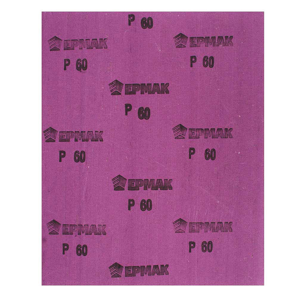 Шлиф-шкурка на тканевой основе водостойкая 230*280 №60 (цена за 1 лист, в спайке 50 листов)