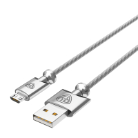 Кабель для зарядки Metall Micro USB, 1м, 3A, QC 3.0, металл