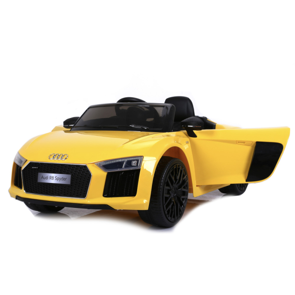 Электромобиль AUDI R8 SPYDER, свет, звук, 12V7AH, PP, 123x71x49см