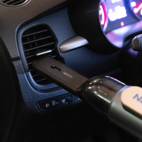 Пылесос автомобильный, 1 насадка, LED подсветка, 3000МAЧ, зарядка от USB