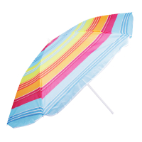 Зонт пляжный, 170Т, полиэстер, d160см, h170см, 16/19мм стойка, в чехле, 4 диз.