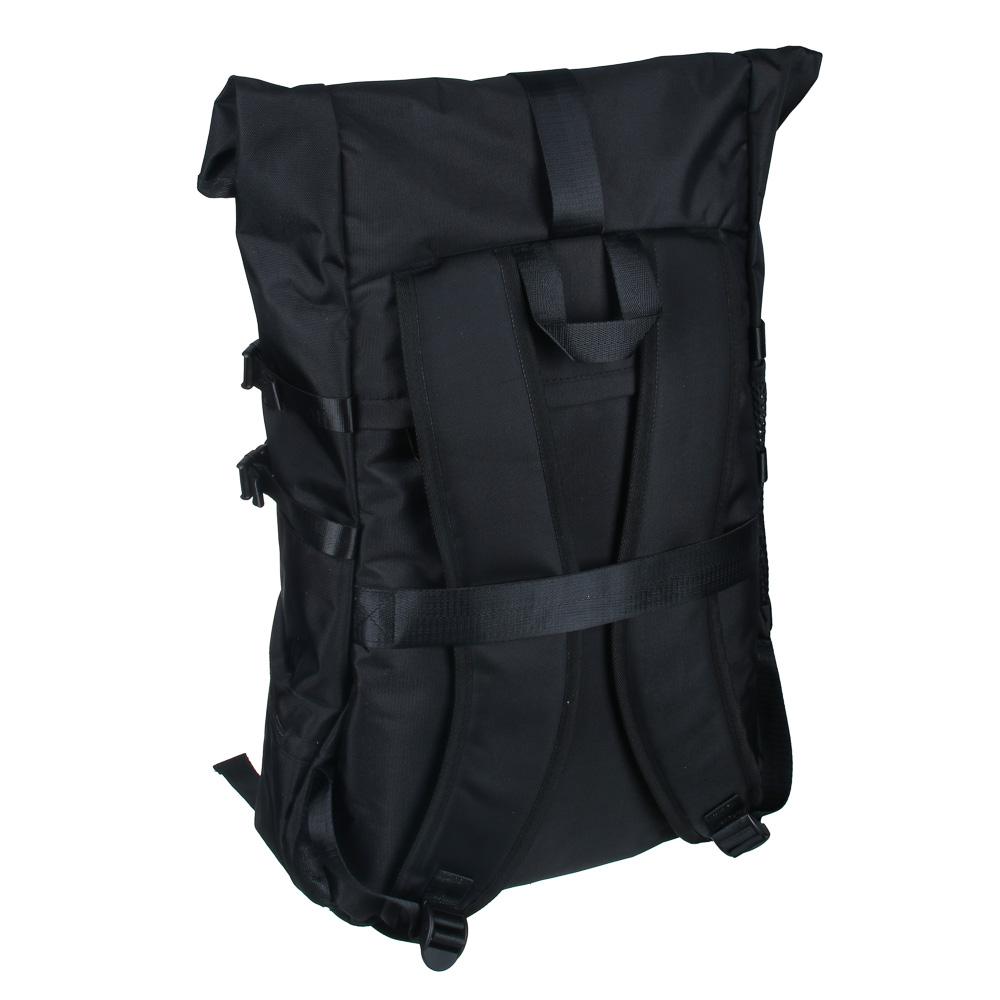 Рюкзак-торба 45x36x17см, 1 отд., 1 карман для обуви, 2 боковых кармана, светоотр.вставка, ПЭ, черный
